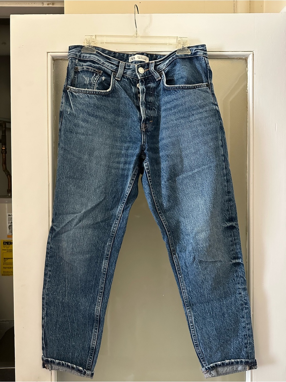 Mens Zara slim cropped jeans